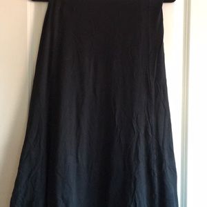 Black Lane Bryant Maxi Skirt 18/20